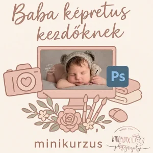 Babakép retusálás - bőrtónus beállítása Photoshopban